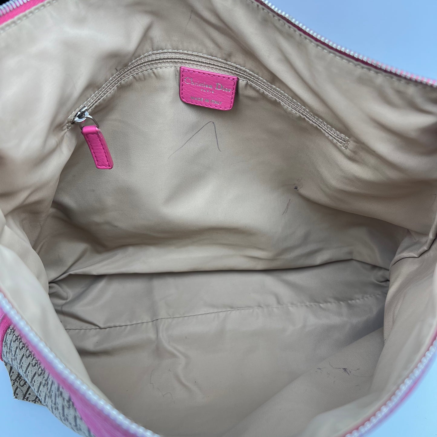 Christian Dior Street Chic Pink Leather Crossbody