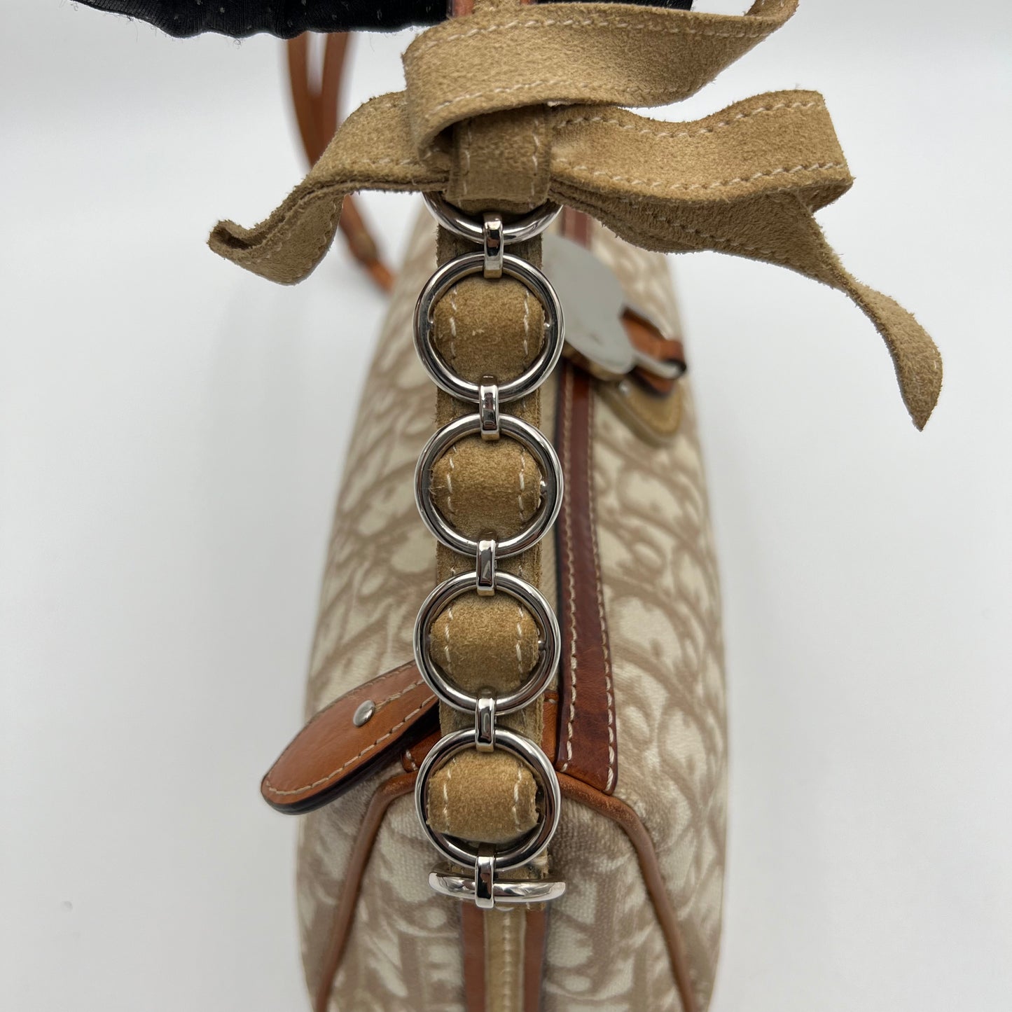 Christian Dior Beige Trotter Romantique Shoulder Sling Bag