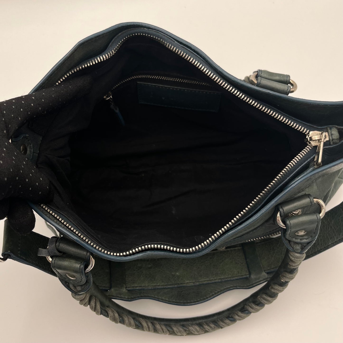 Balenciaga Bluish Green Giant 12 First Handbag SHW