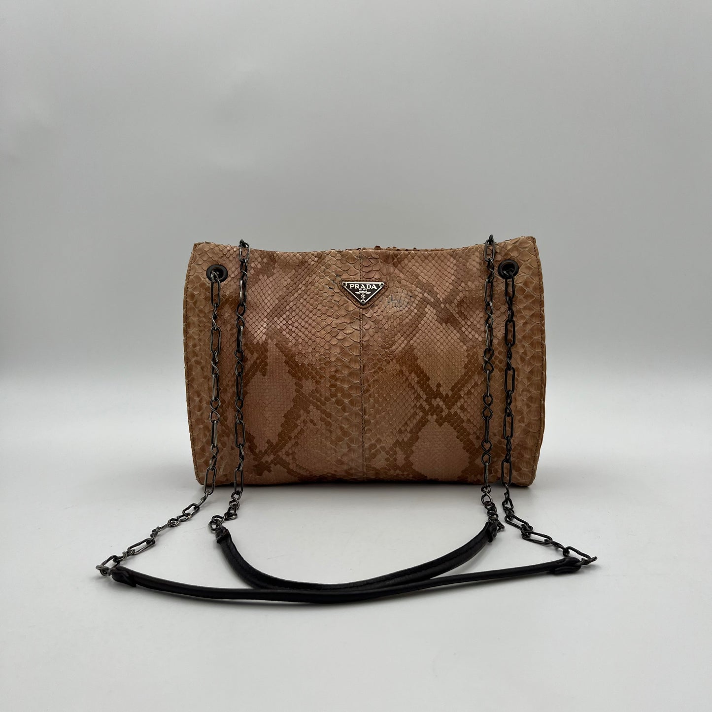 Prada Python Chain Bag