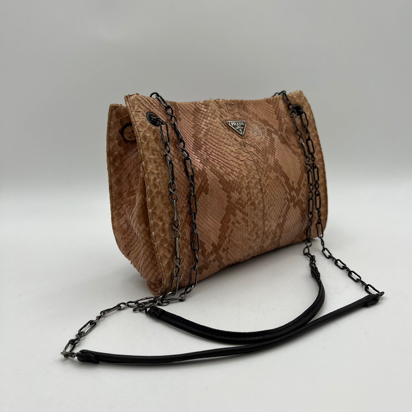 Prada Python Chain Bag