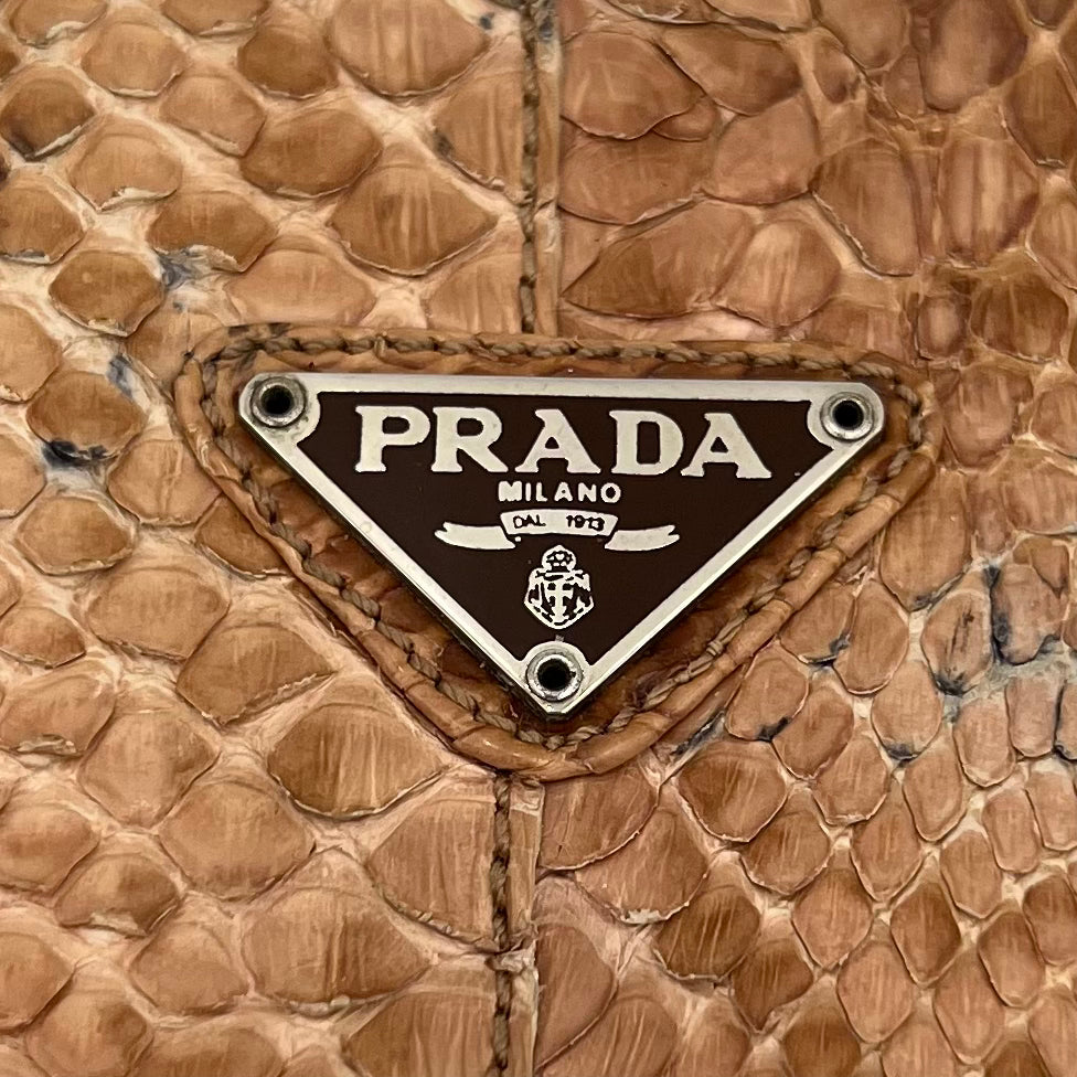 Prada Python Chain Bag