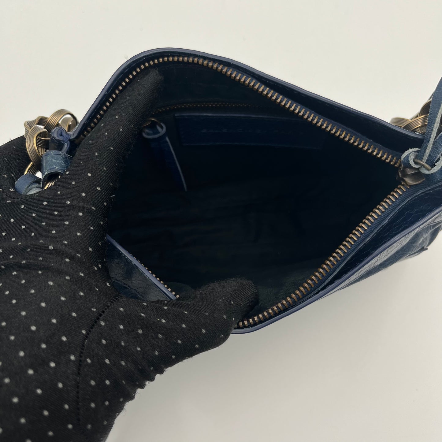 Balenciaga Dark Blue Pochette