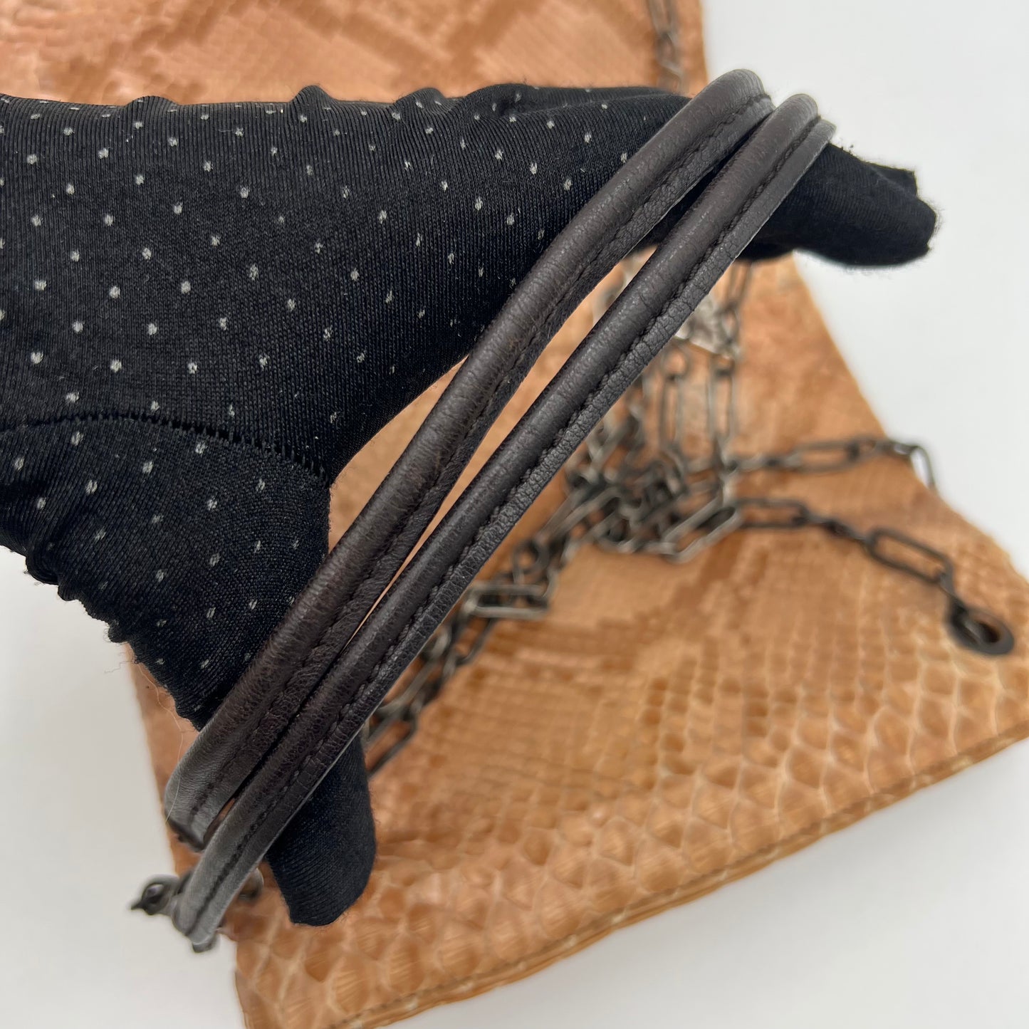 Prada Python Chain Bag