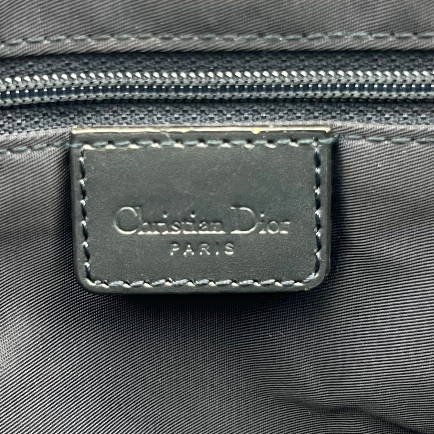 Christian Dior Blue Oblique Canvas Tote