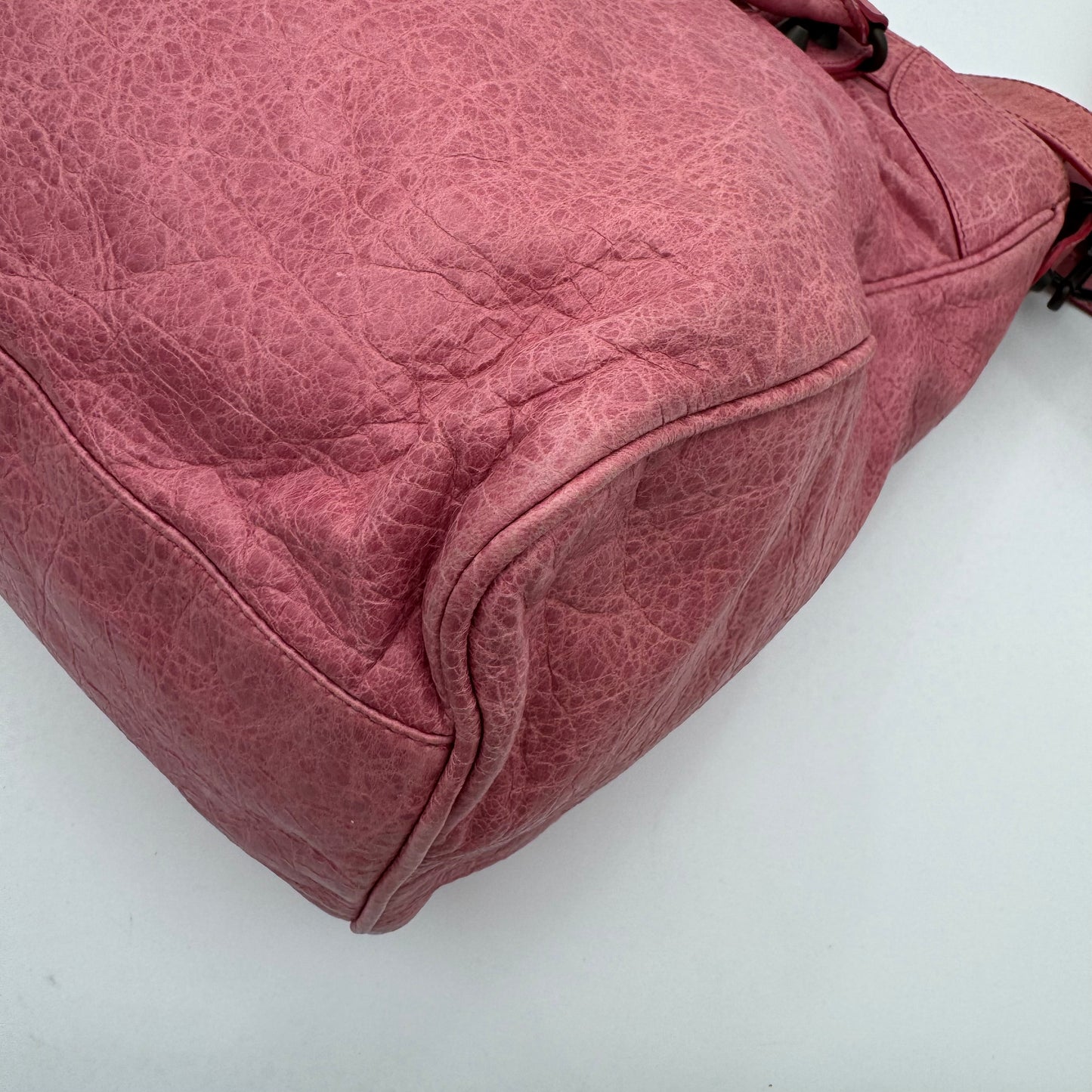 Balenciaga Pink Leather Classic Velo