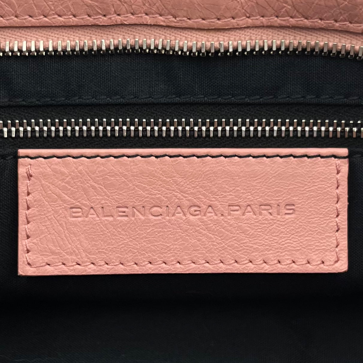 Balenciaga Pink Leather Giant 12 Motorcycle City Bag SHW