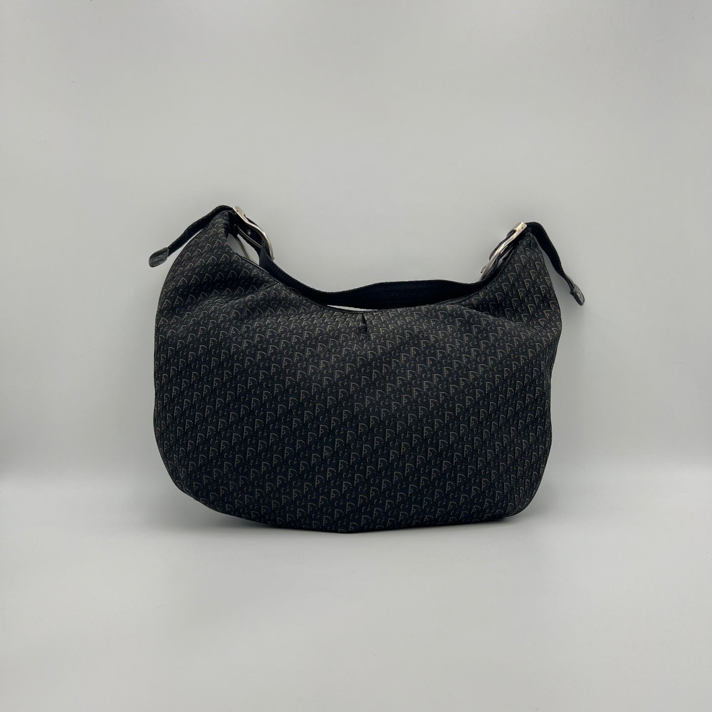 Christian Dior Black Trotter Street Chic Hobo Bag