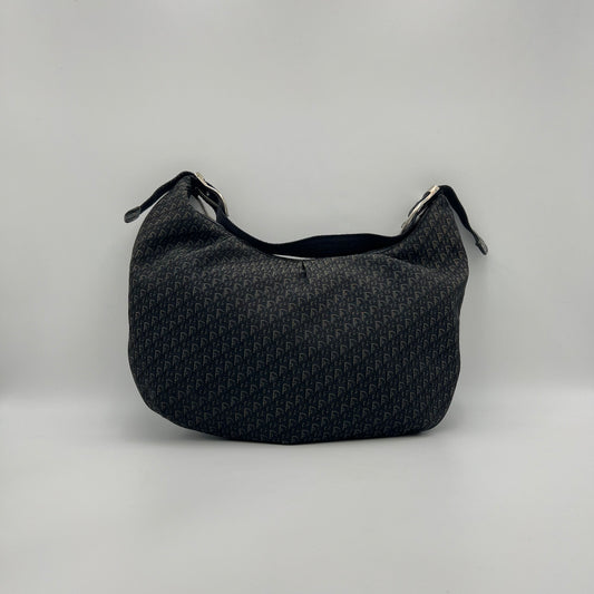 Christian Dior Black Trotter Street Chic Hobo Bag