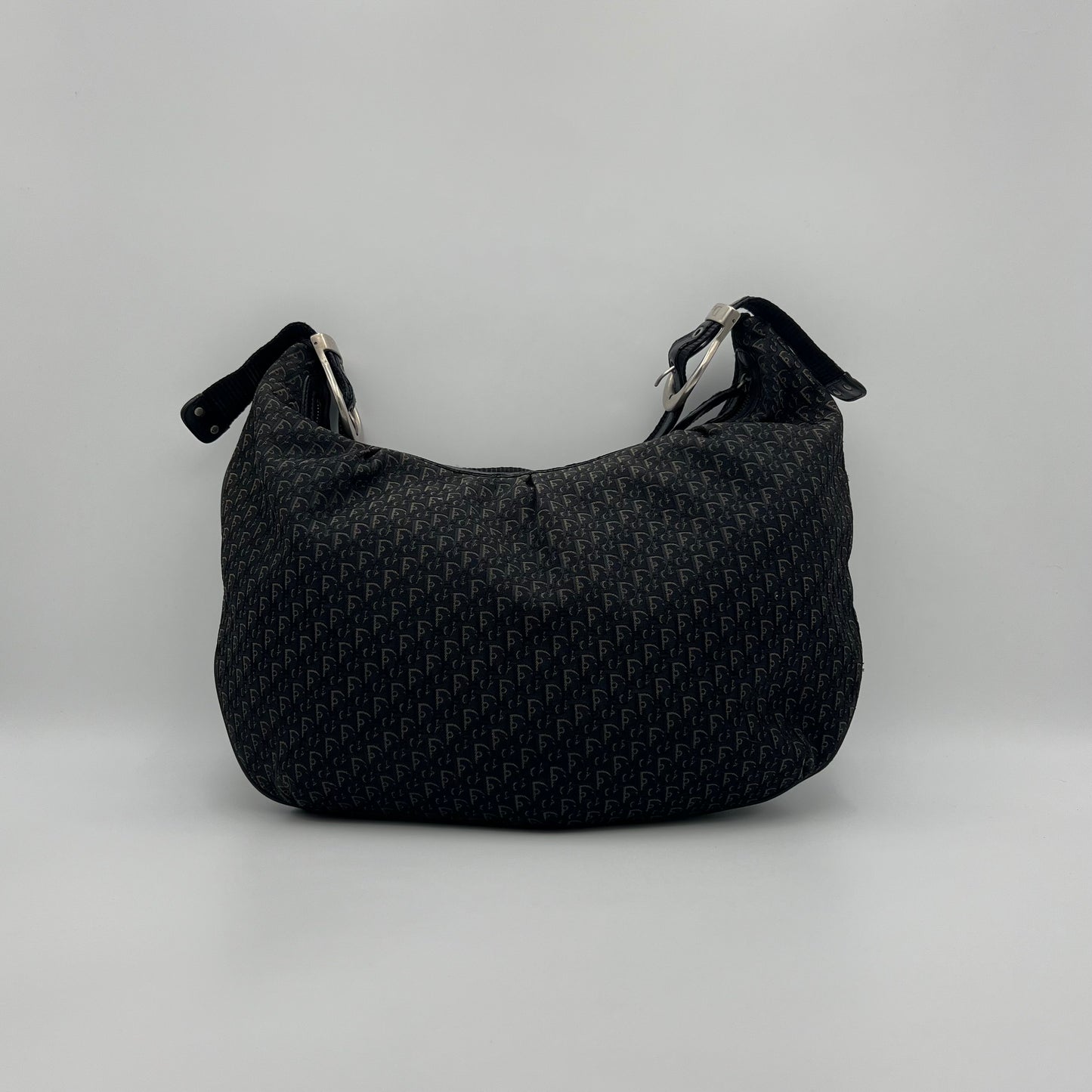 Christian Dior Black Trotter Street Chic Hobo Bag