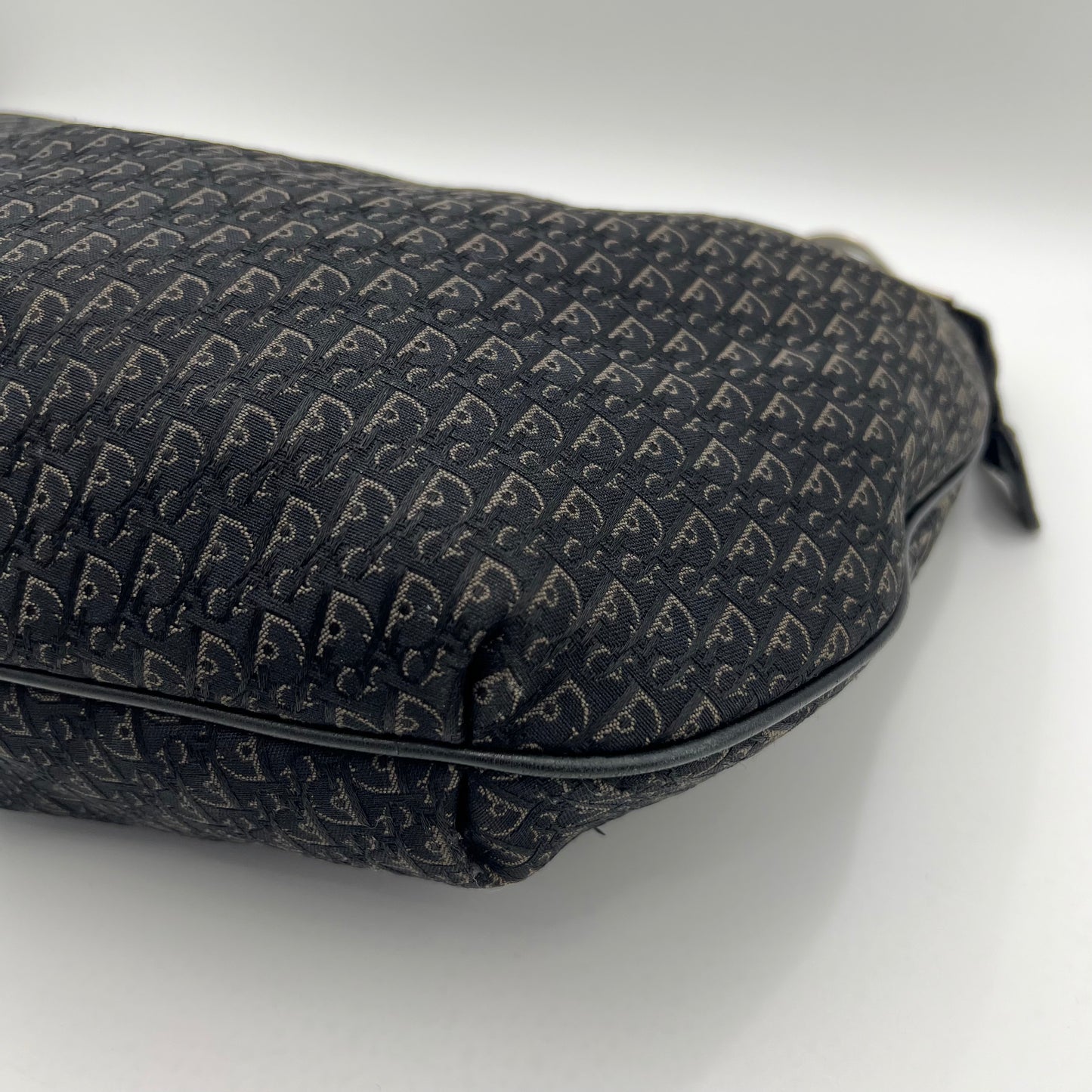 Christian Dior Black Trotter Street Chic Hobo Bag