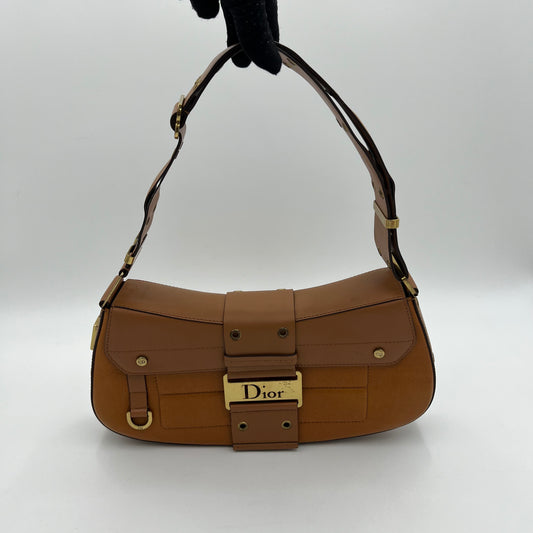 Christian Dior Brown Leather Columbus
