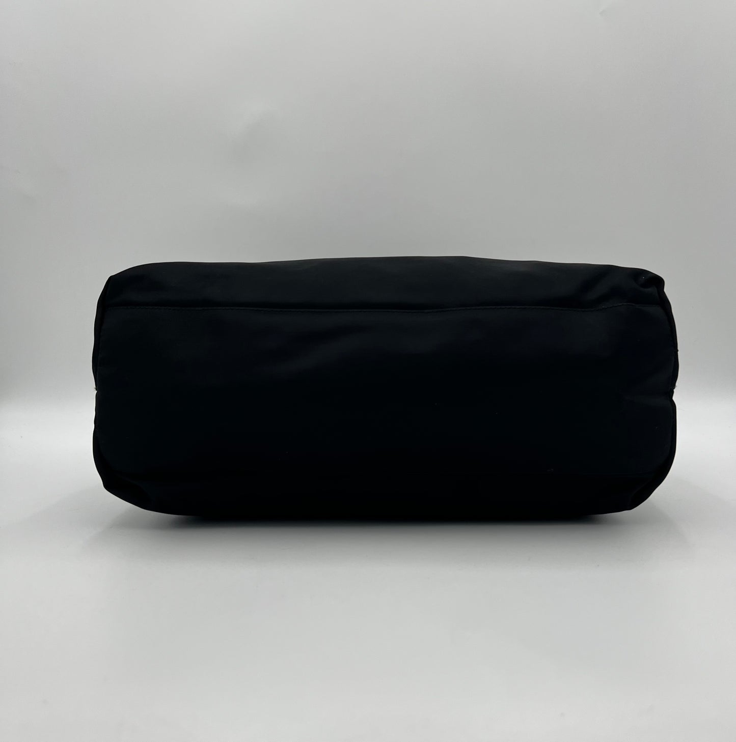 Prada Black Nylon Long Strap Large Open Tote