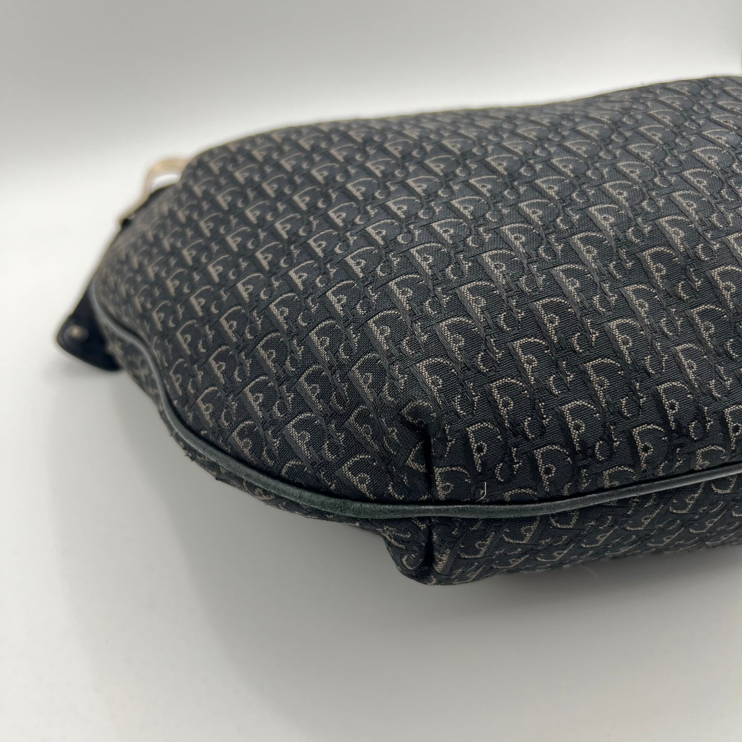 Christian Dior Black Trotter Street Chic Hobo Bag