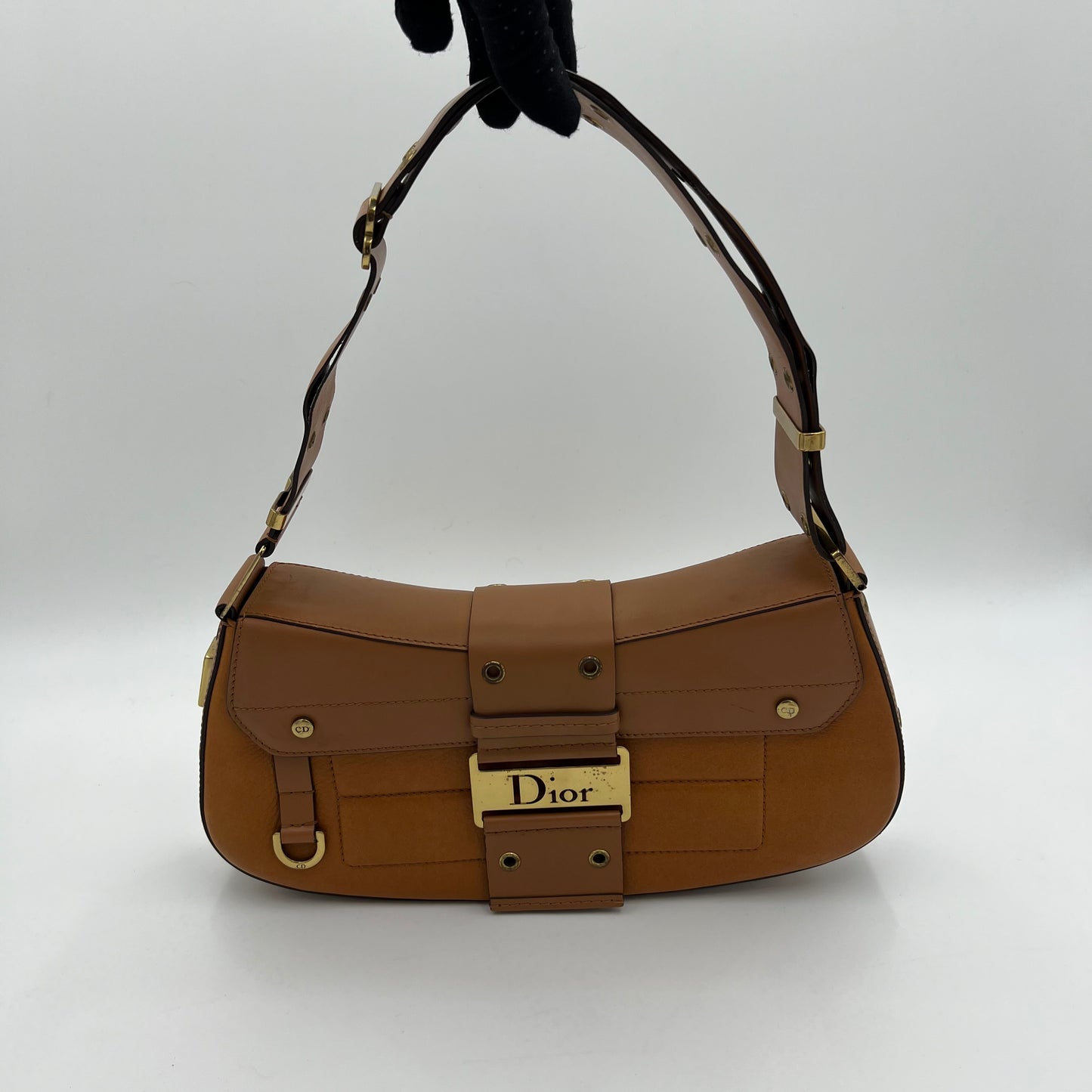 Christian Dior Brown Leather Columbus