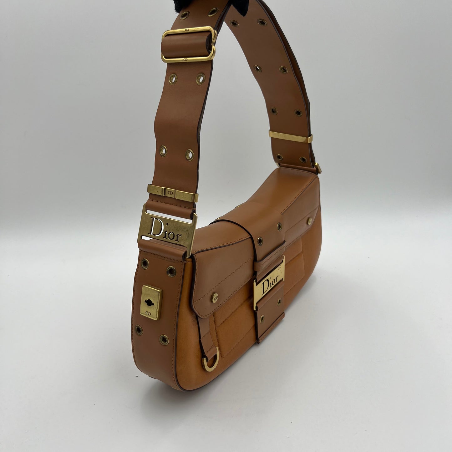 Christian Dior Brown Leather Columbus