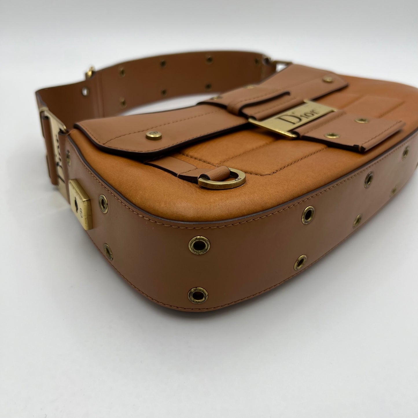 Christian Dior Brown Leather Columbus