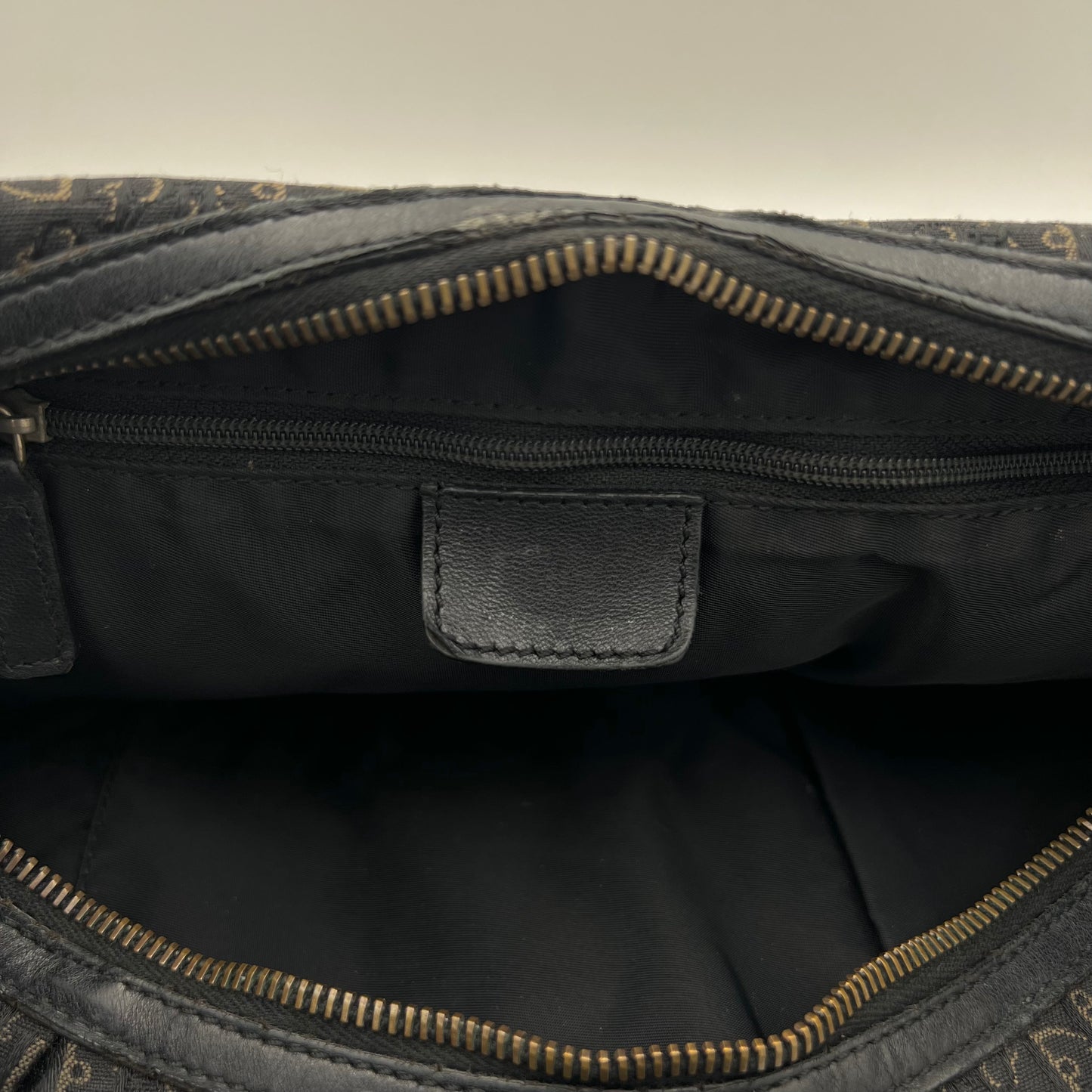 Christian Dior Black Trotter Street Chic Hobo Bag