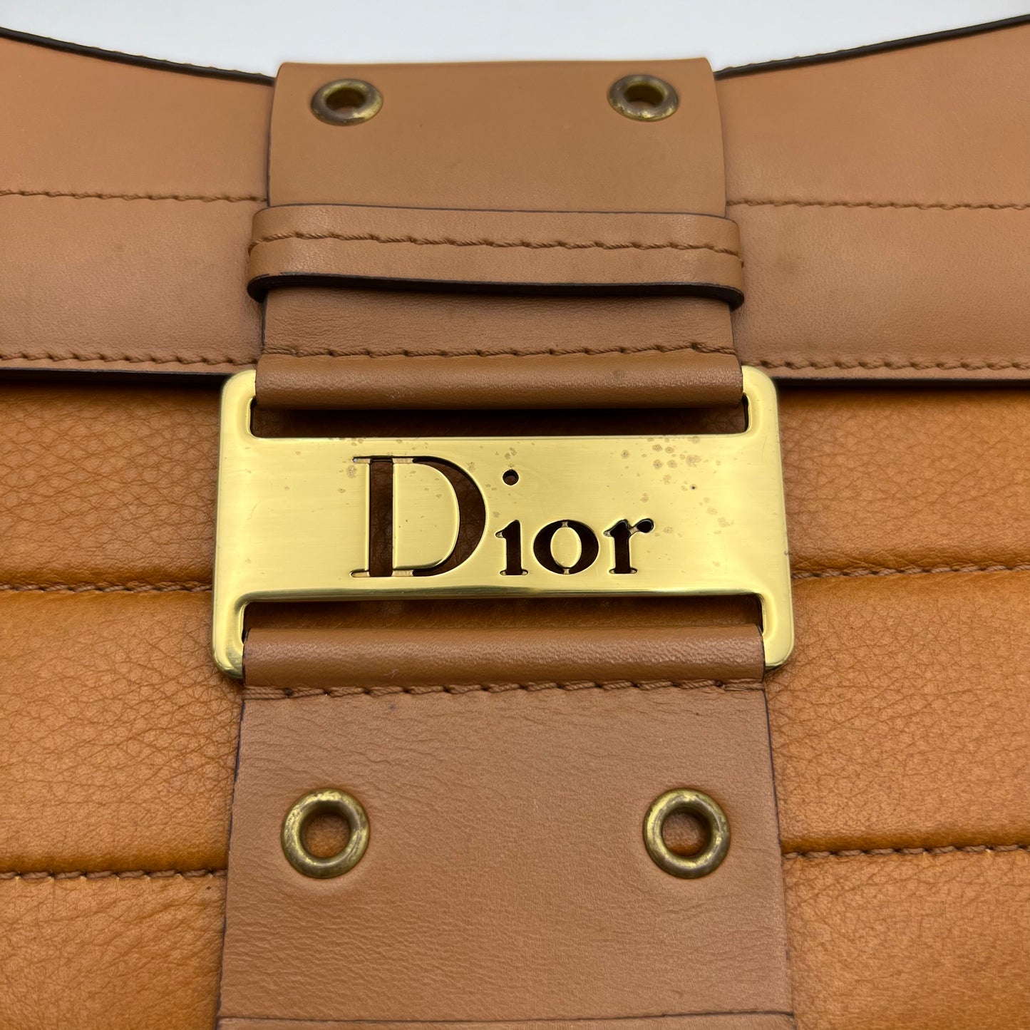 Christian Dior Brown Leather Columbus