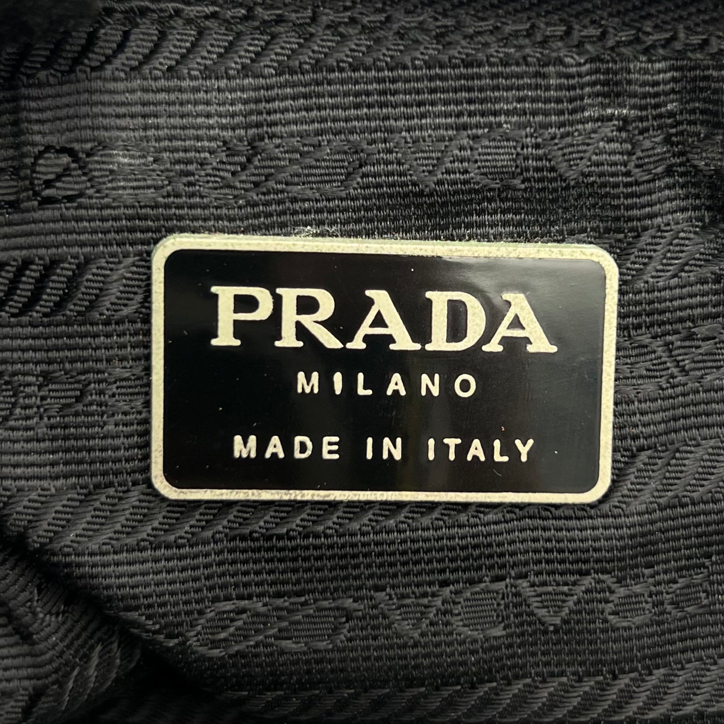 Prada Black Nylon Long Strap Large Open Tote