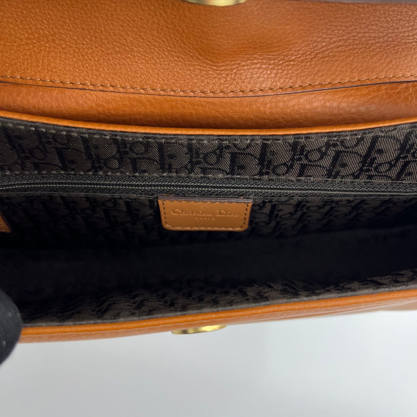 Christian Dior Brown Leather Columbus
