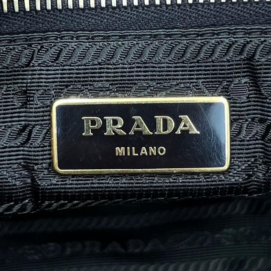Prada Leopard Print Cavalino Calf Hair Canapa Tote
