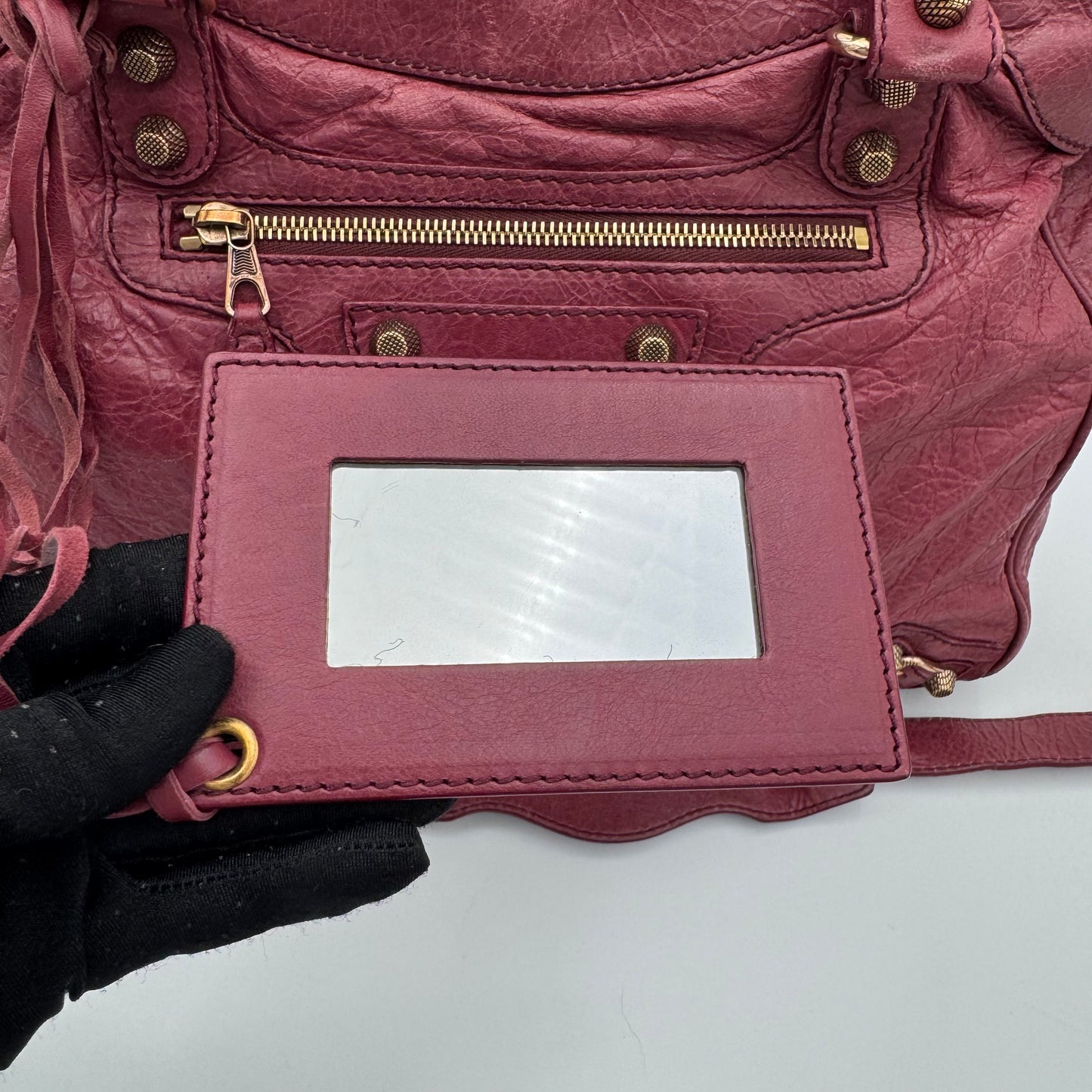 Balenciaga Burgundy Leather Giant 12 Velo RGHW