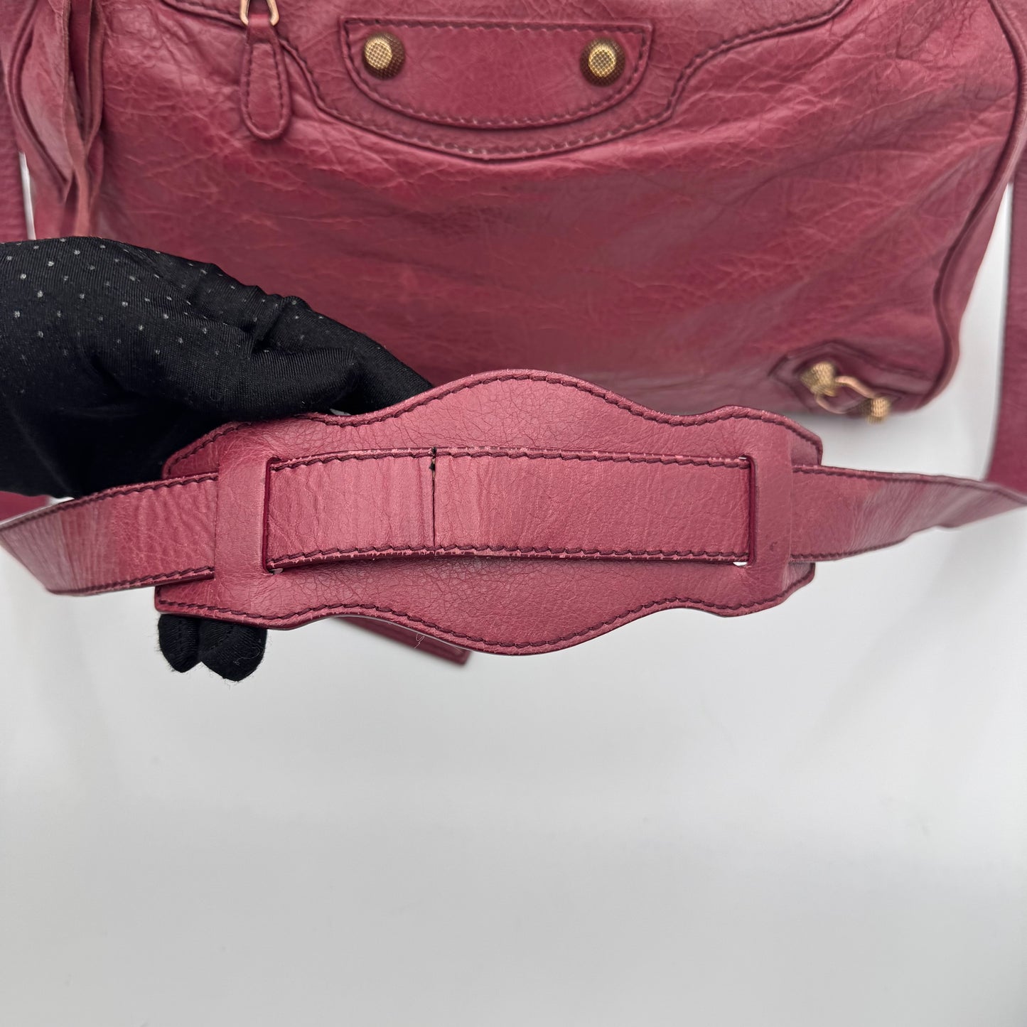 Balenciaga Burgundy Leather Giant 12 Velo RGHW