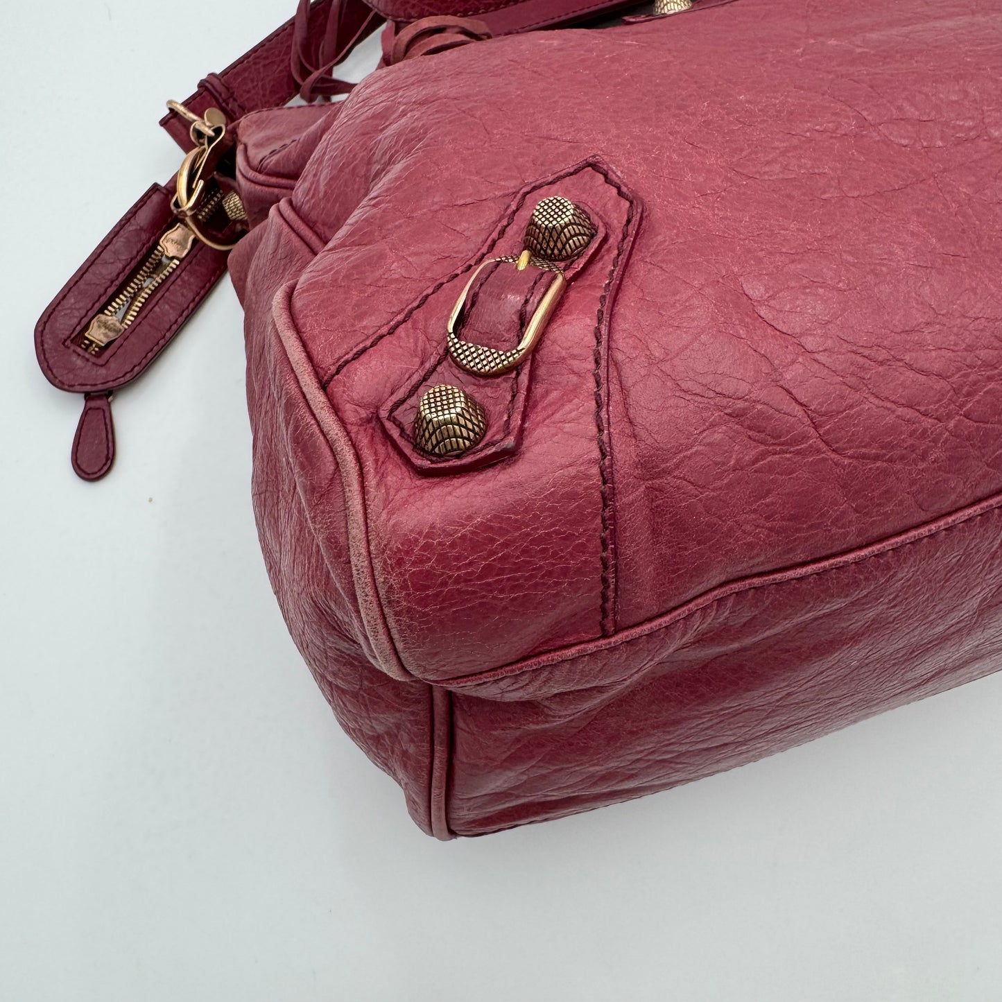 Balenciaga Burgundy Leather Giant 12 Velo RGHW