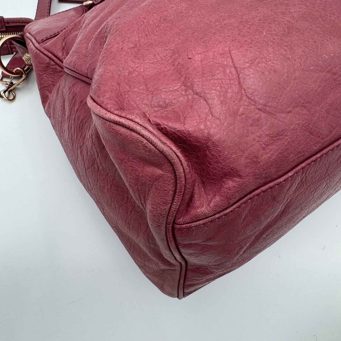 Balenciaga Burgundy Leather Giant 12 Velo RGHW