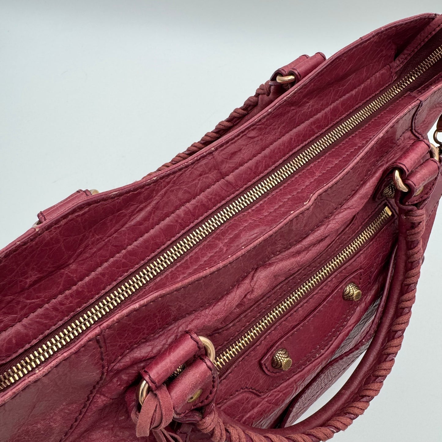 Balenciaga Burgundy Leather Giant 12 Velo RGHW