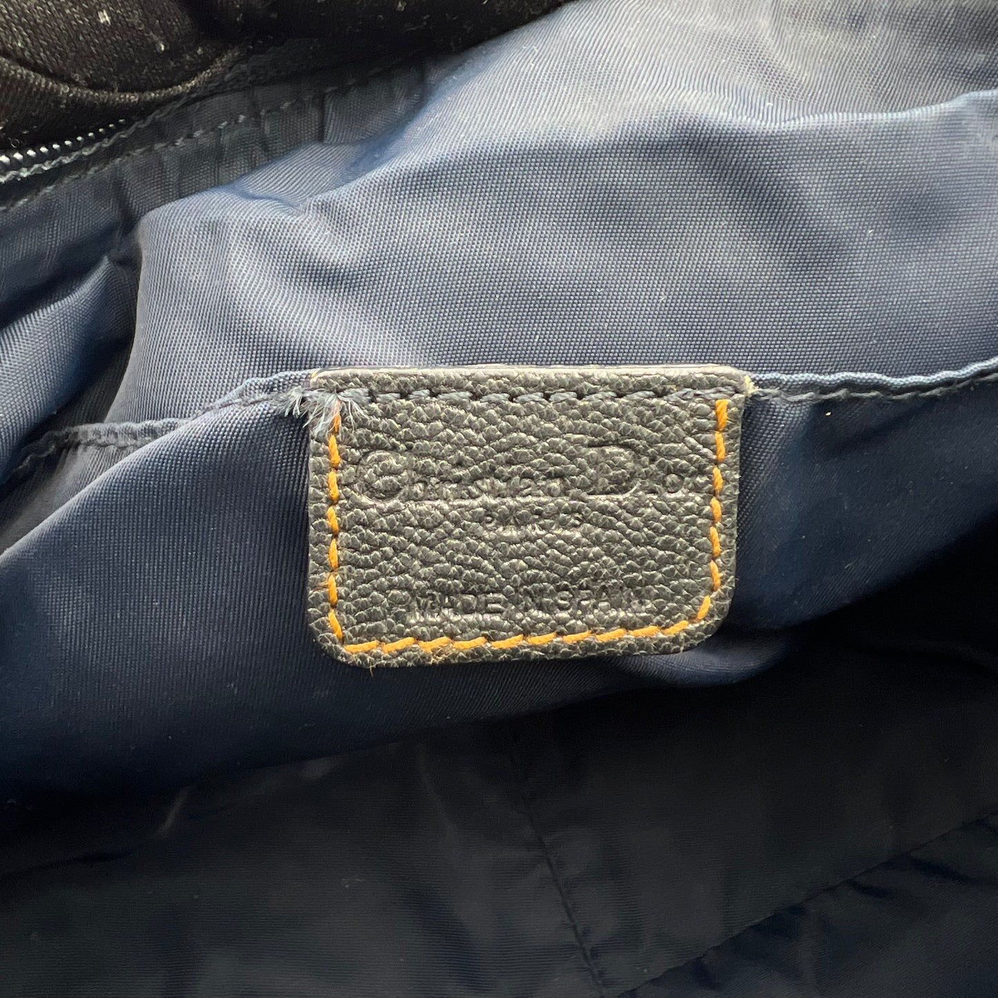 Christian Dior Blue Oblique Canvas CD Logo Pochette