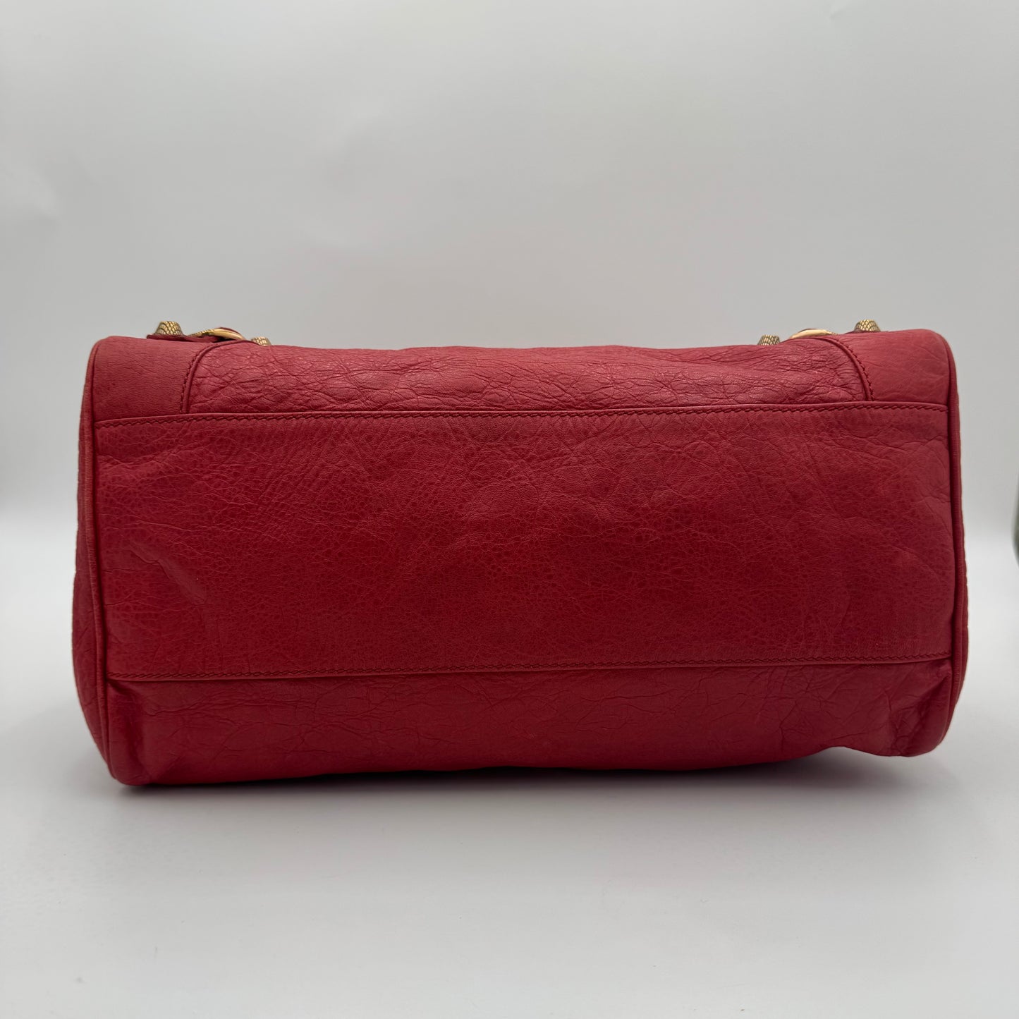 Balenciaga Red Leather Giant 12 Velo RGHW