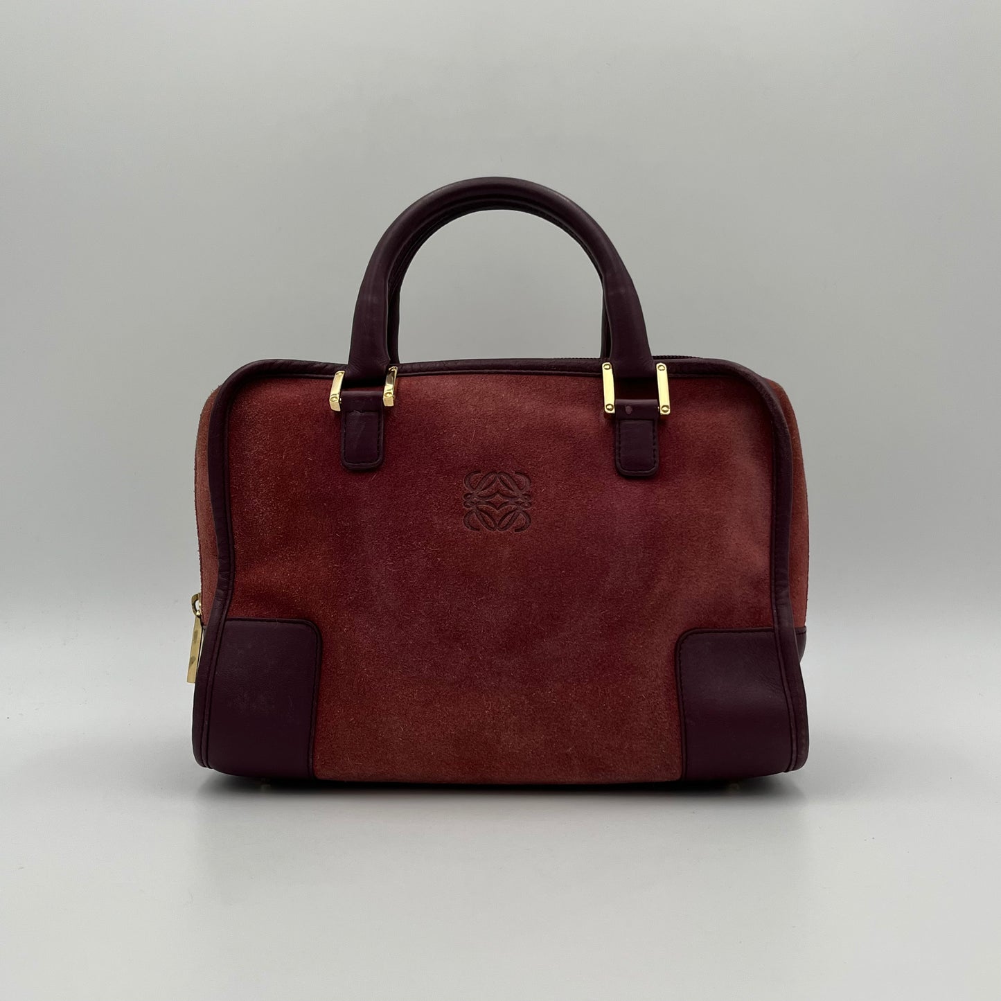 Loewe Wine Suede Amazona 28