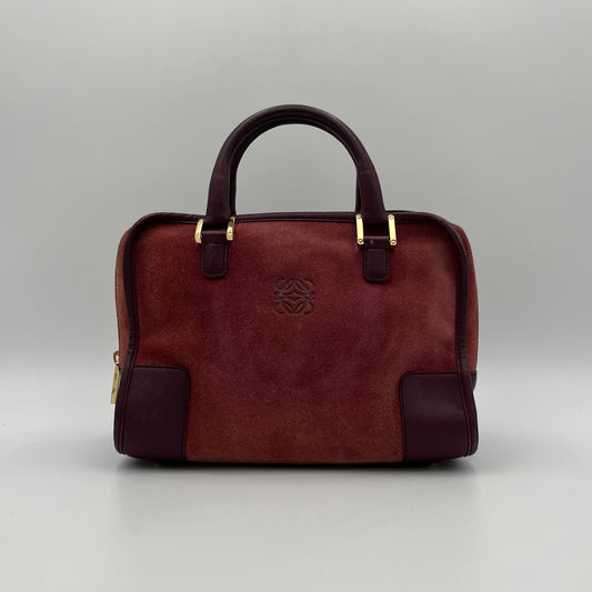 Loewe Wine Suede Amazona 28