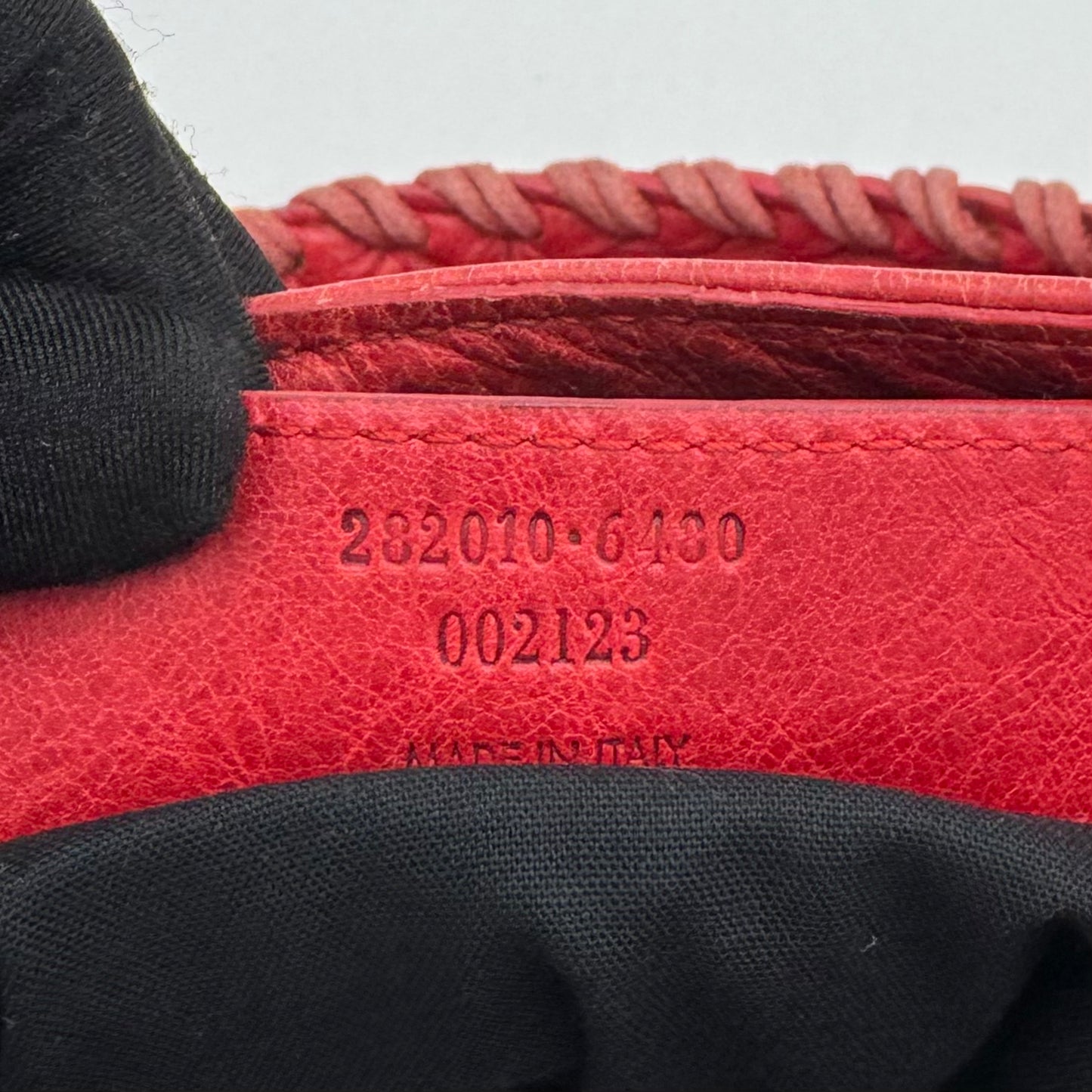 Balenciaga Red Leather Giant 12 Velo RGHW