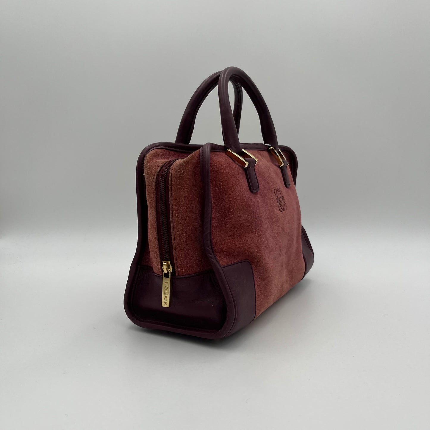 Loewe Wine Suede Amazona 28