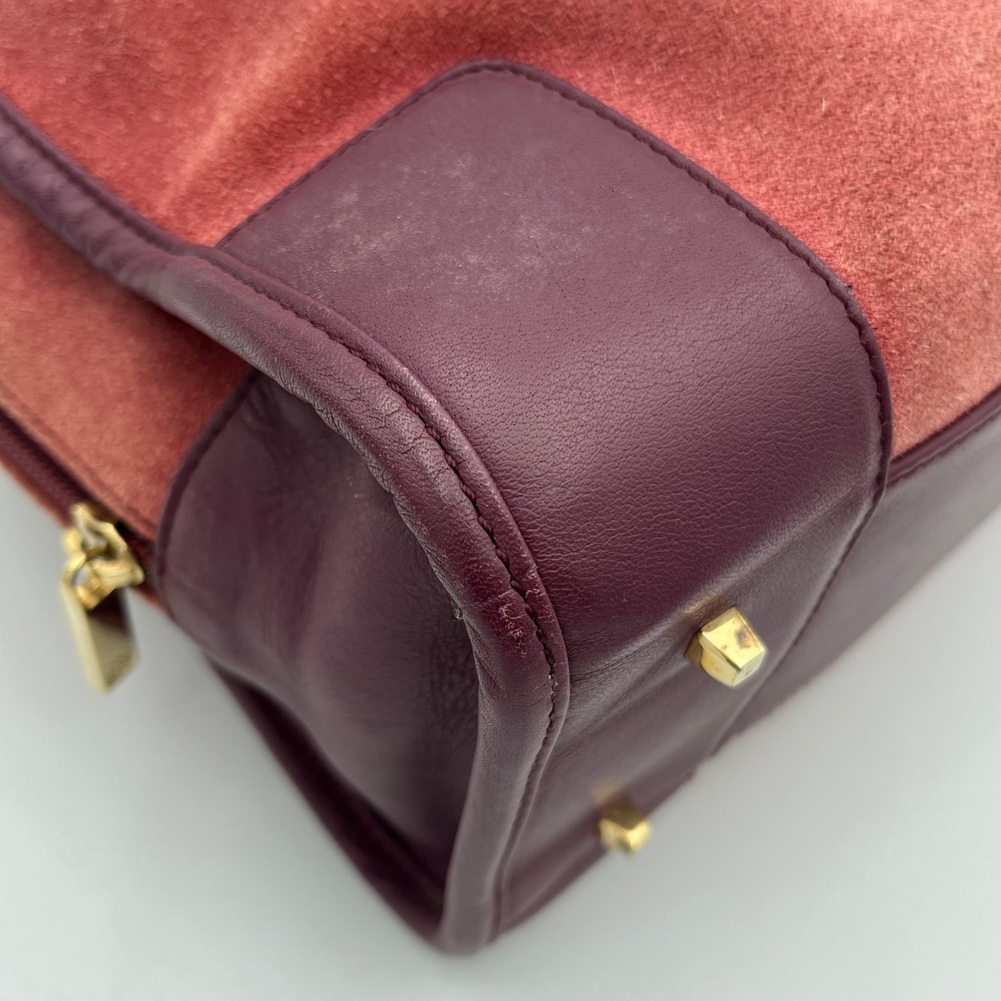 Loewe Wine Suede Amazona 28