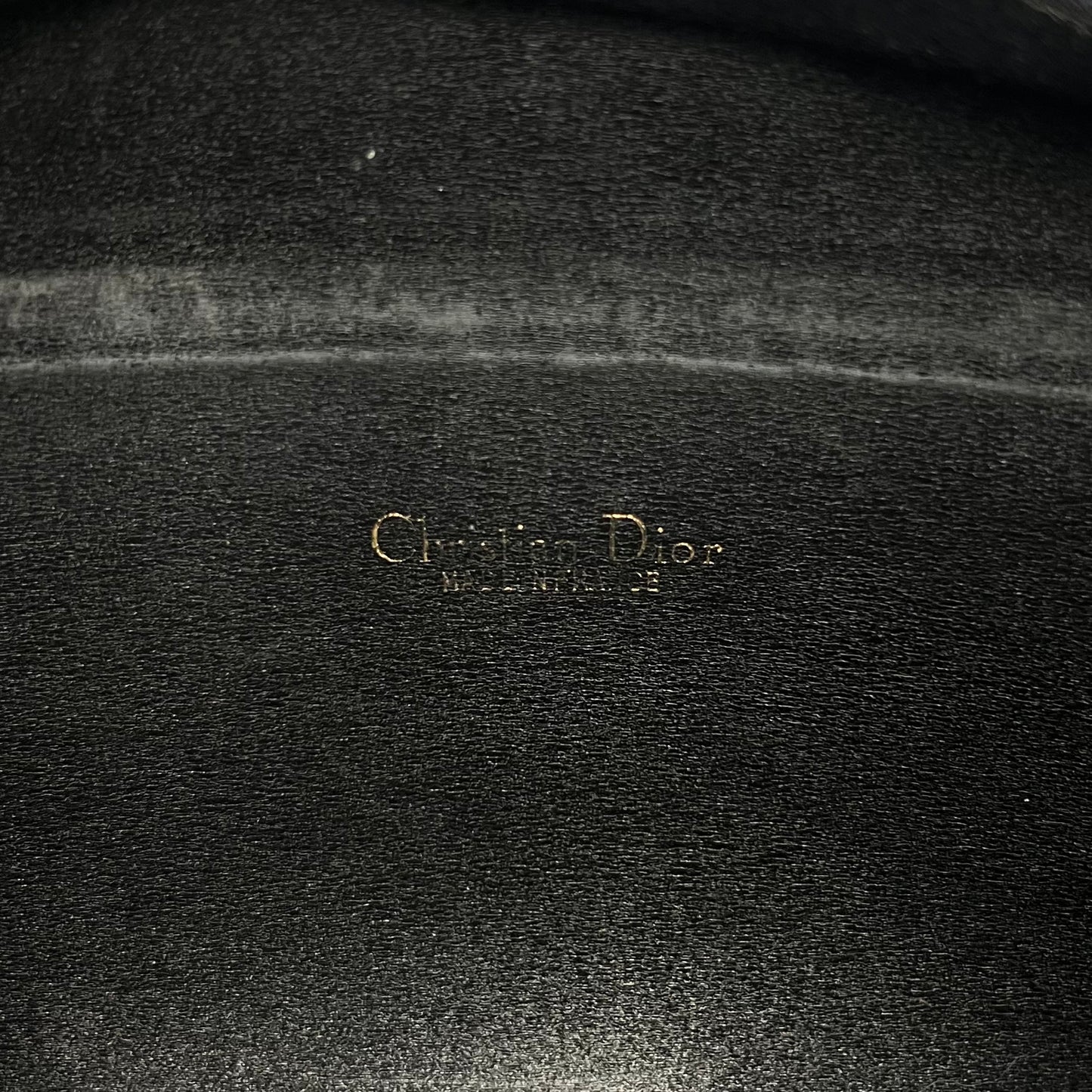 Christian Dior Vintage Oblique Canvas and Leather CD Shoulder Bag