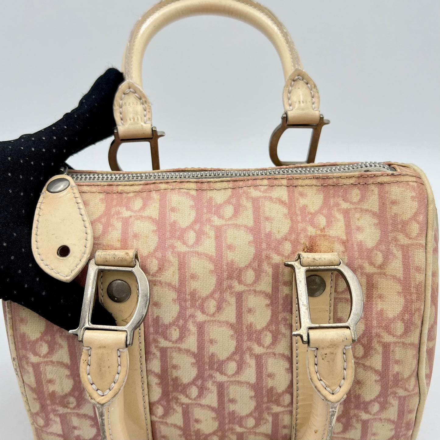 Christian Dior Pink Trotter PVC Mini Boston