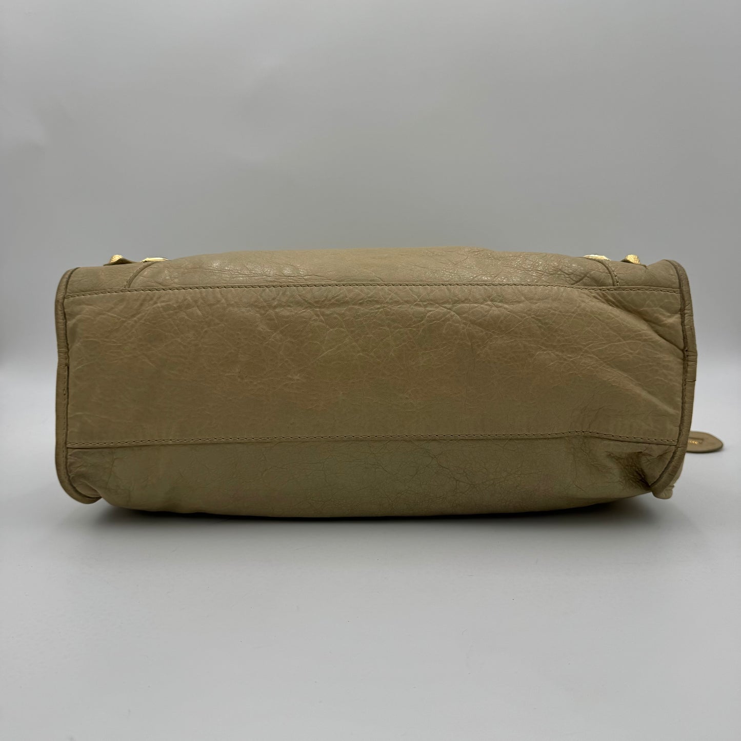 Balenciaga Beige Leather Giant 12 City GHW
