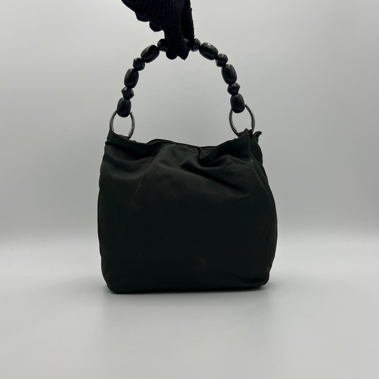 Christian Dior Nylon Malice Pearl Handbag