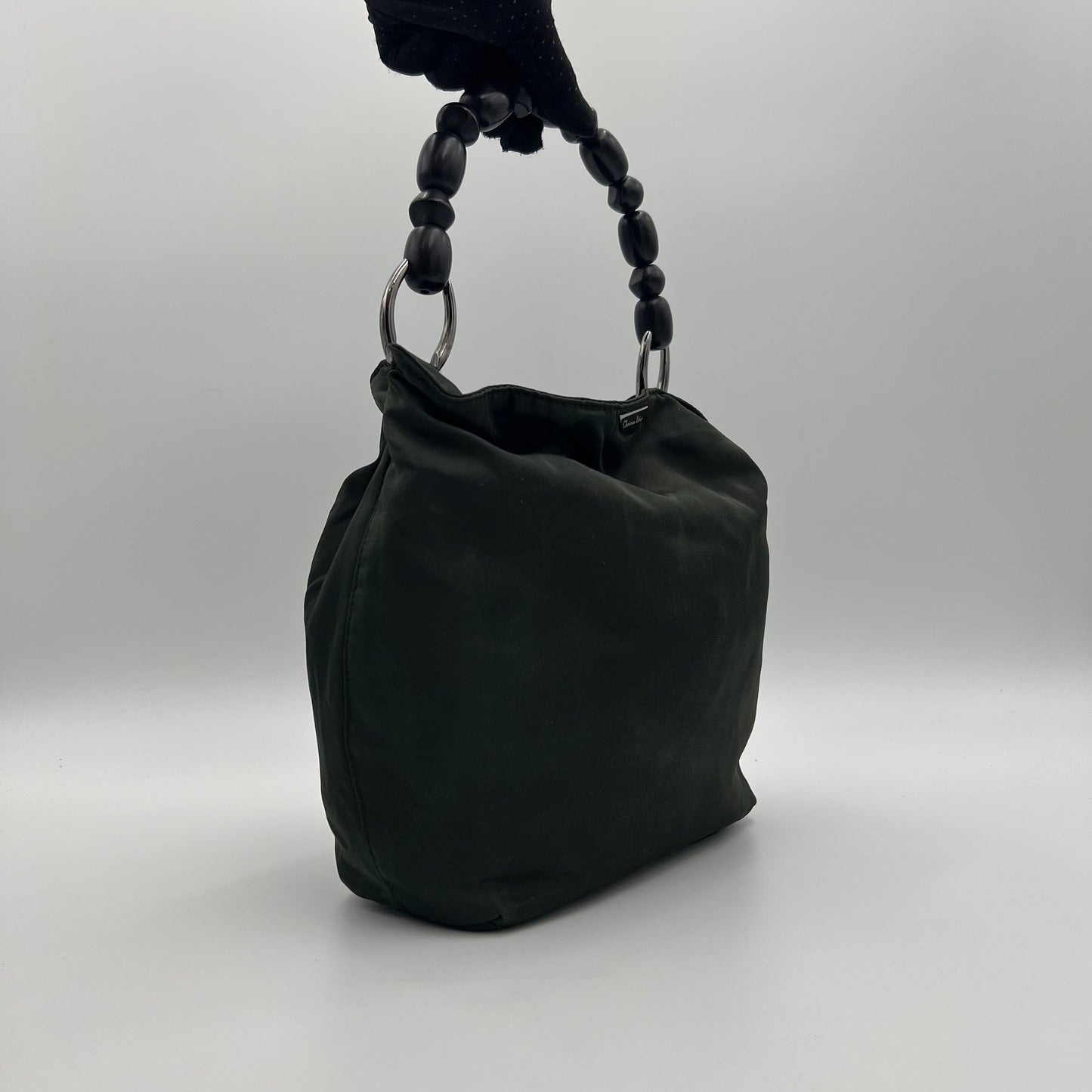 Christian Dior Nylon Malice Pearl Handbag