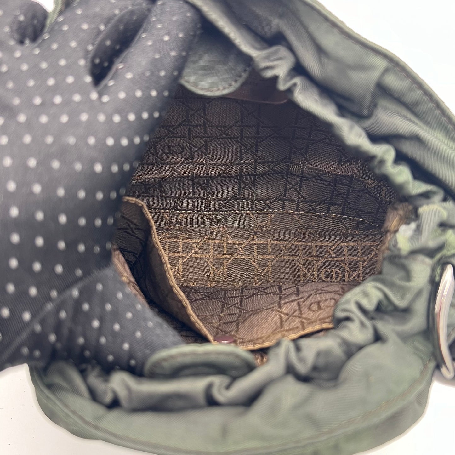 Christian Dior Nylon Malice Pearl Handbag