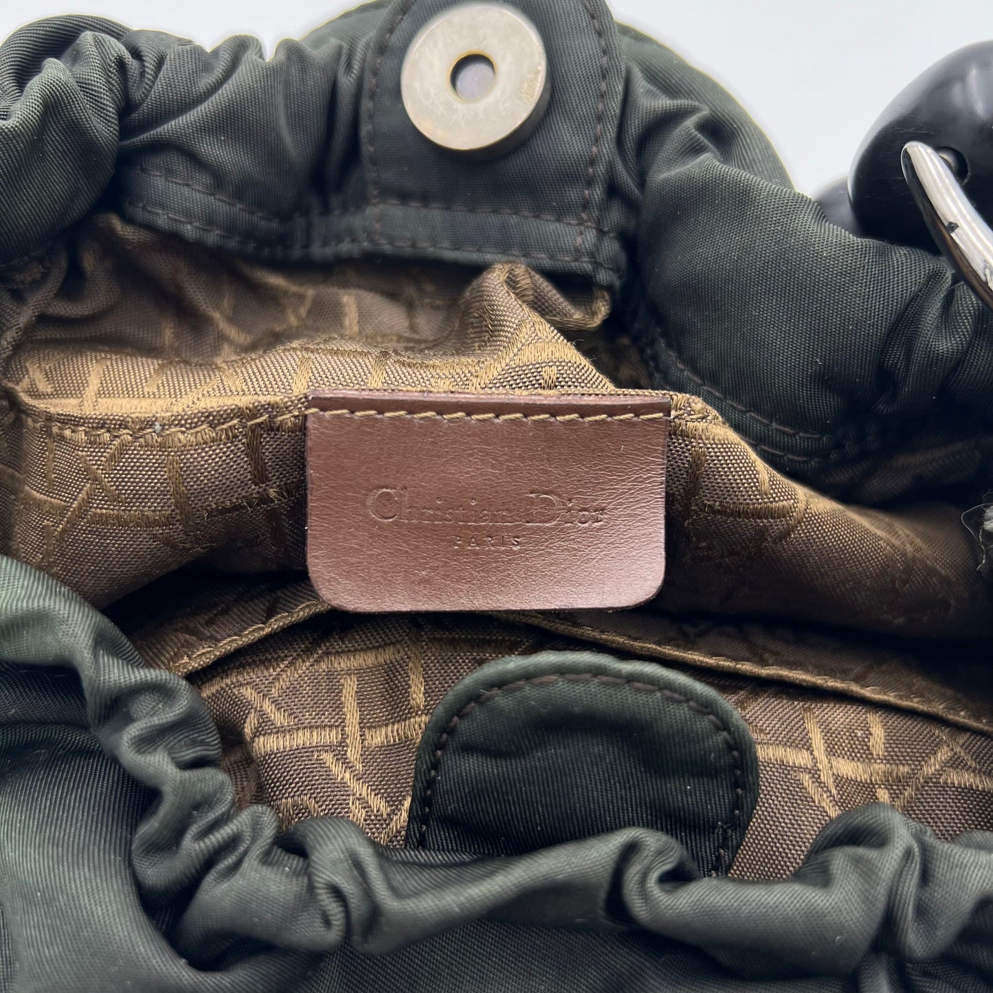 Christian Dior Nylon Malice Pearl Handbag