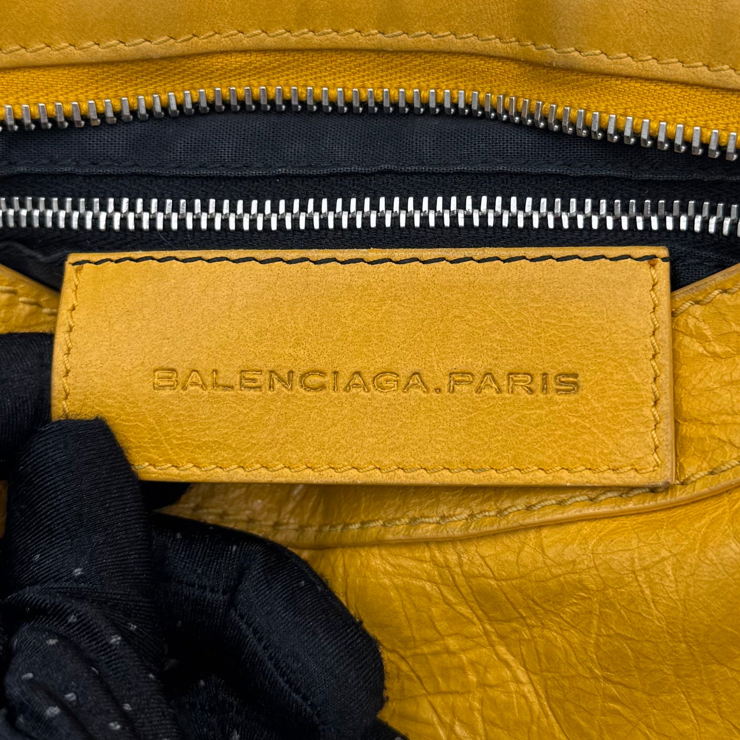 Balenciaga Mustard Yellow Leather Giant 12 City Bag SHW