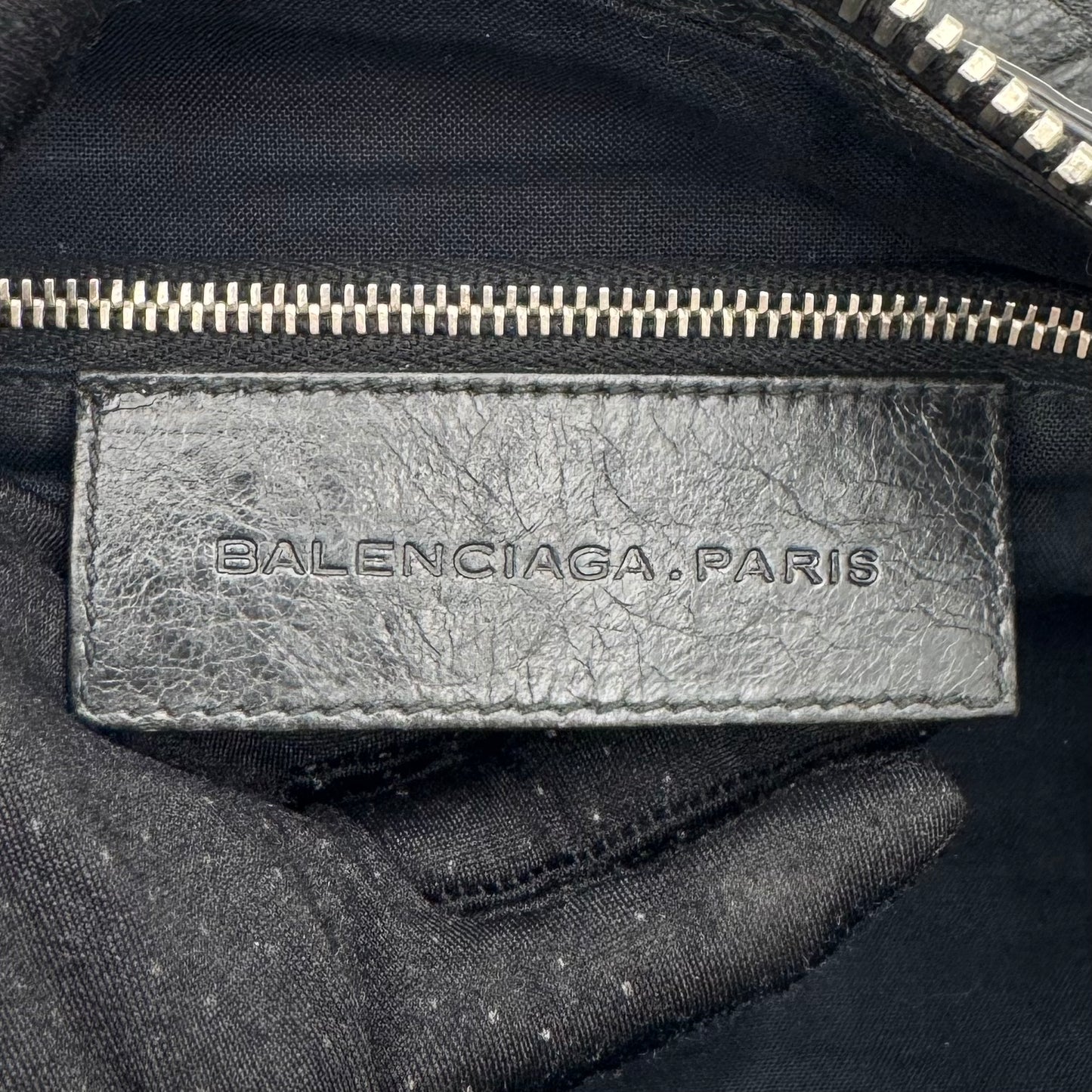 Balenciaga Black Leather Giant 21 City SHW