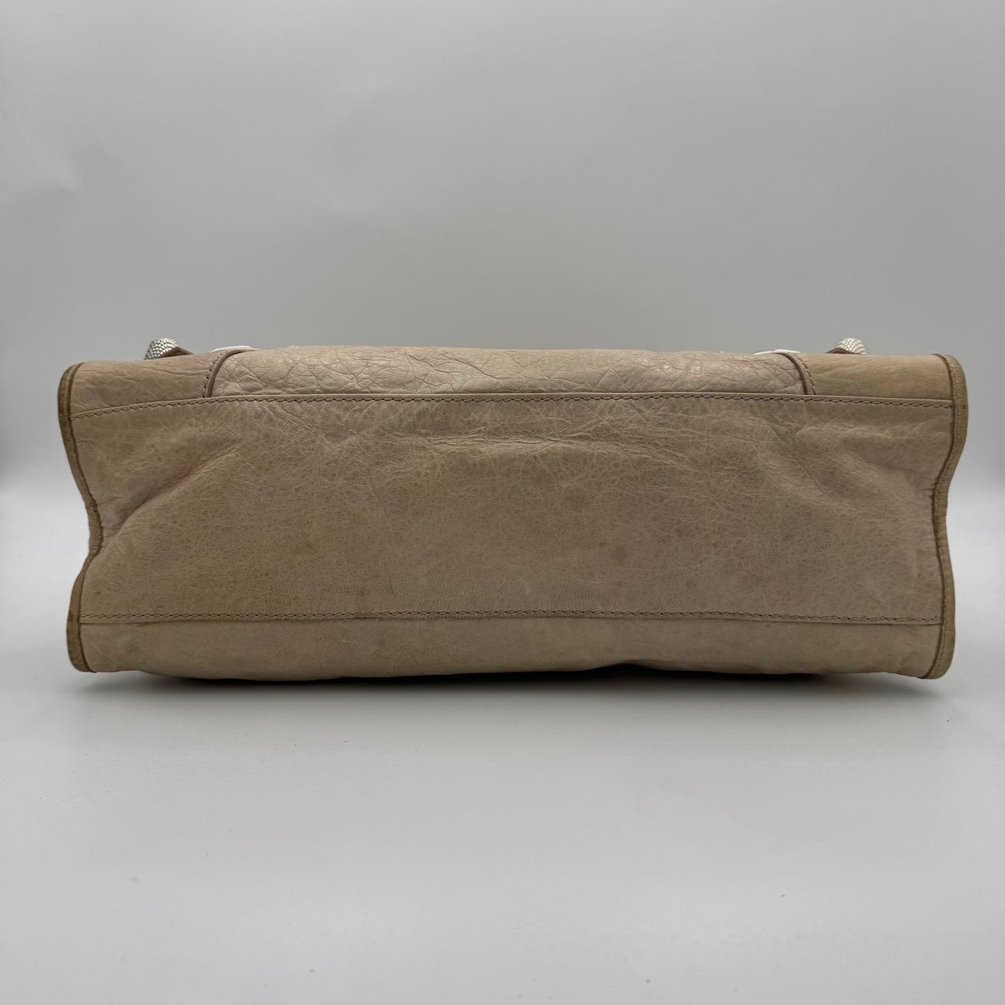 Balenciaga Beige Pink Lambskin Giant 21 City Bag SHW