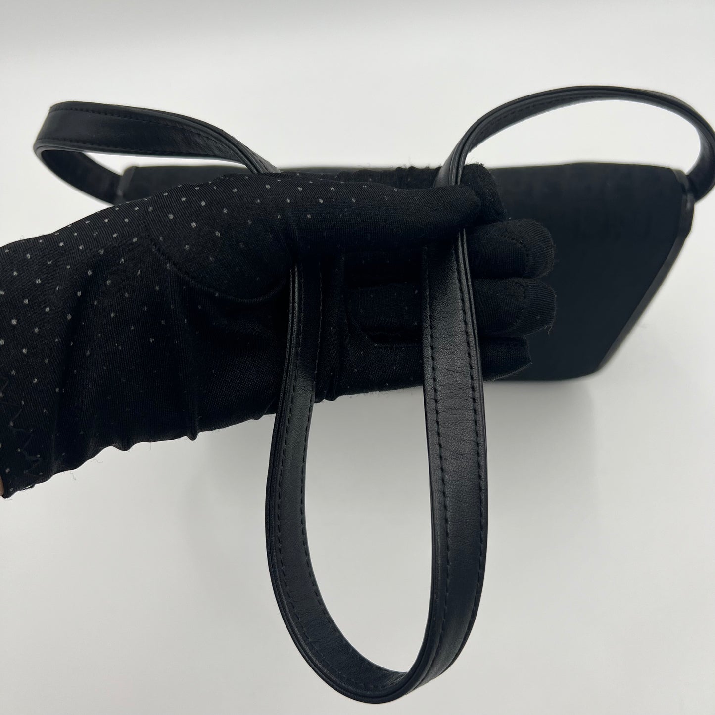 Christian Dior Black Trotter CD Full Flap Bag