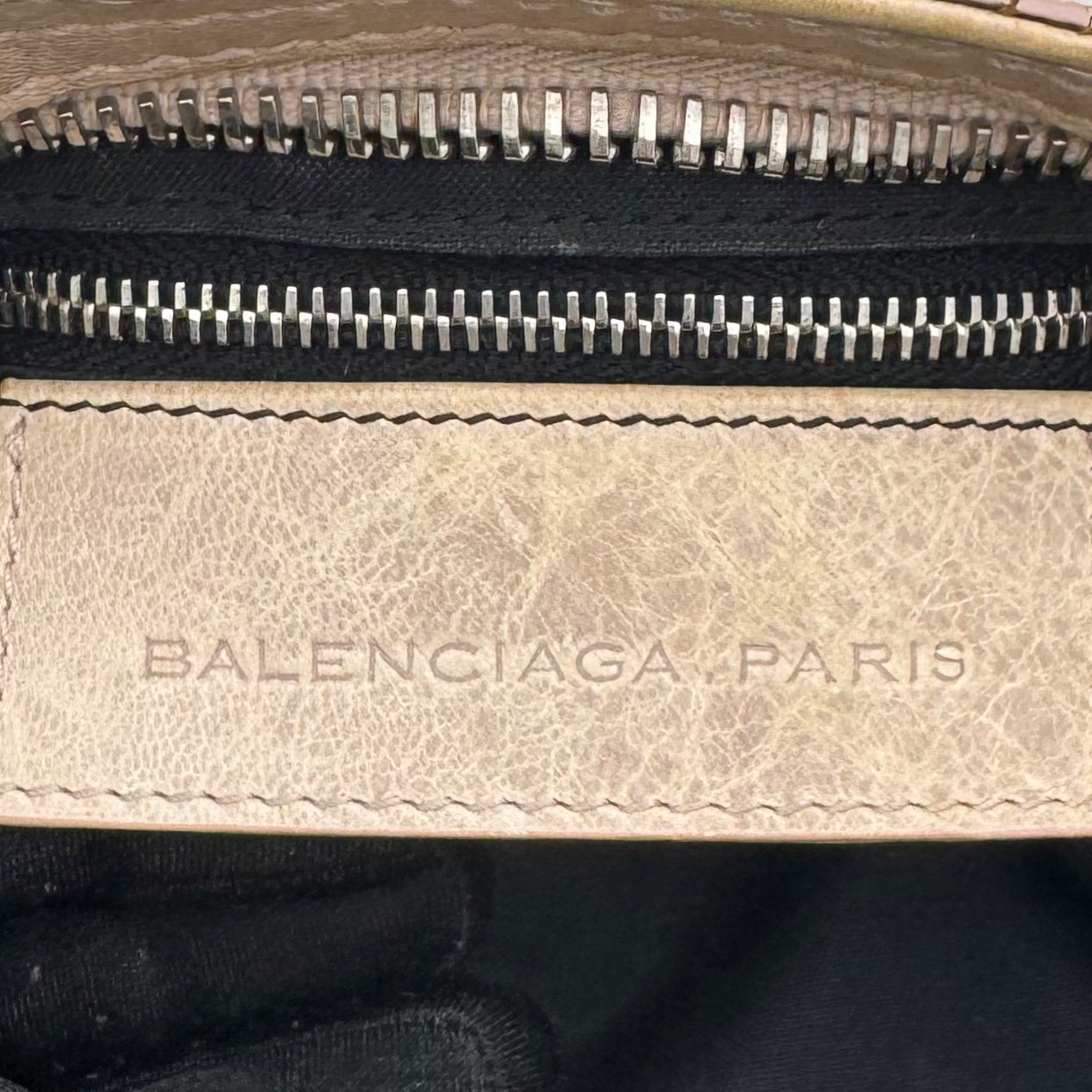 Balenciaga Beige Pink Lambskin Giant 21 City Bag SHW